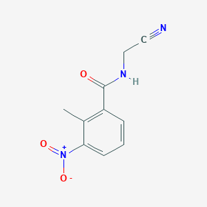molecular formula C10H9N3O3 B337292 N-(cyanomethyl)-2-methyl-3-nitrobenzamide 
