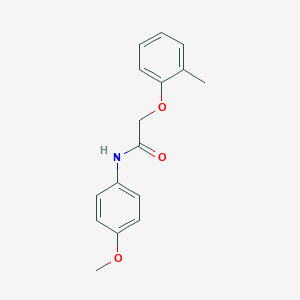 molecular formula C16H17NO3 B337296 N-(4-methoxyphenyl)-2-(2-methylphenoxy)acetamide 