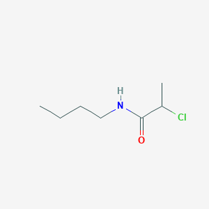 molecular formula C7H14ClNO B3372987 N-butyl-2-chloropropanamide CAS No. 94318-73-7