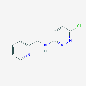 molecular formula C10H9ClN4 B3372991 6-chloro-N-(pyridin-2-ylmethyl)pyridazin-3-amine CAS No. 944780-22-7