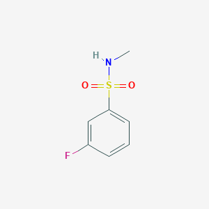 molecular formula C7H8FNO2S B3373179 3-氟代-N-甲基苯-1-磺酰胺 CAS No. 953899-88-2
