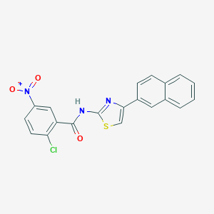 2-chloro-5-nitro-N-[4-(2-naphthyl)-1,3-thiazol-2-yl]benzamide