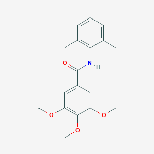 molecular formula C18H21NO4 B337326 N-(2,6-dimethylphenyl)-3,4,5-trimethoxybenzamide 