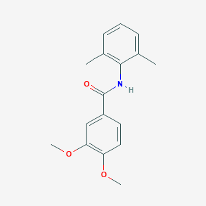 molecular formula C17H19NO3 B337327 N-(2,6-dimethylphenyl)-3,4-dimethoxybenzamide 