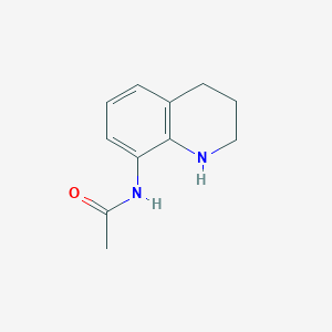 molecular formula C11H14N2O B3373293 N-(1,2,3,4-tetrahydroquinolin-8-yl)acetamide CAS No. 99840-76-3