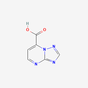 molecular formula C6H4N4O2 B3373306 [1,2,4]Triazolo[1,5-a]pyrimidine-7-carboxylic acid CAS No. 1000930-72-2
