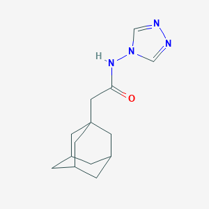 2-(1-adamantyl)-N-(4H-1,2,4-triazol-4-yl)acetamide