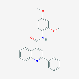 molecular formula C24H20N2O3 B337332 N-(2,4-dimethoxyphenyl)-2-phenylquinoline-4-carboxamide 