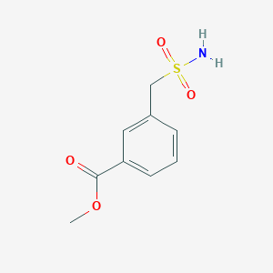 molecular formula C9H11NO4S B3373331 Methyl 3-(sulfamoylmethyl)benzoate CAS No. 1001404-12-1