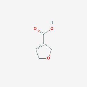 molecular formula C5H6O3 B3373338 2,5-二氢呋喃-3-羧酸 CAS No. 1002728-73-5