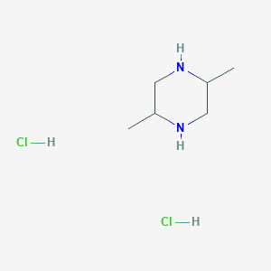 molecular formula C6H16Cl2N2 B3373345 2,5-Dimethylpiperazine dihydrochloride CAS No. 1003-69-6