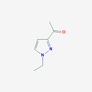 molecular formula C7H10N2O B3373353 1-(1-ethyl-1H-pyrazol-3-yl)ethanone CAS No. 1004193-93-4