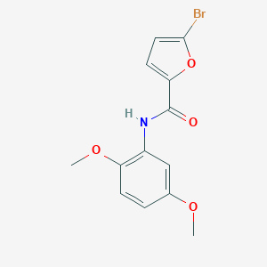 molecular formula C13H12BrNO4 B337340 5-bromo-N-(2,5-dimethoxyphenyl)furan-2-carboxamide 
