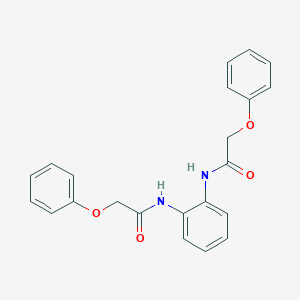 molecular formula C22H20N2O4 B337346 N,N'-1,2-phenylenebis(2-phenoxyacetamide) 