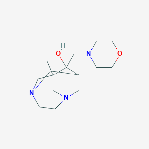 1-Methyl-9-morpholinomethyl-3,6-diazahomoadamantan-9-ol