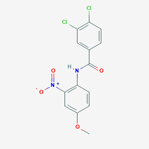 3,4-dichloro-N-(4-methoxy-2-nitrophenyl)benzamide