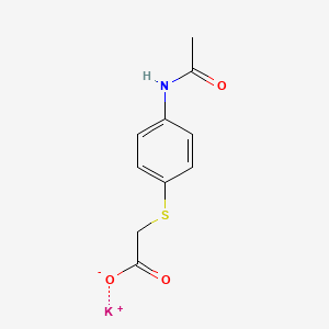 molecular formula C10H10KNO3S B3373516 Potassium 2-[(4-acetamidophenyl)sulfanyl]acetate CAS No. 1007190-42-2