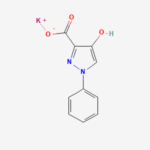 molecular formula C10H7KN2O3 B3373520 potassium 4-hydroxy-1-phenyl-1H-pyrazole-3-carboxylate CAS No. 1007190-44-4