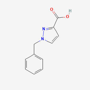 molecular formula C11H10N2O2 B3373532 1-benzyl-1H-pyrazole-3-carboxylic acid CAS No. 1007306-14-0