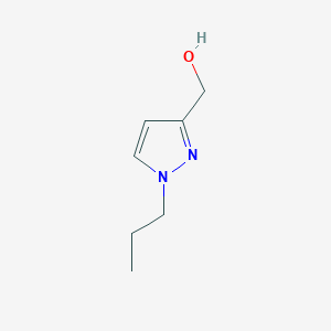 molecular formula C7H12N2O B3373543 (1-propyl-1H-pyrazol-3-yl)methanol CAS No. 1007489-19-1