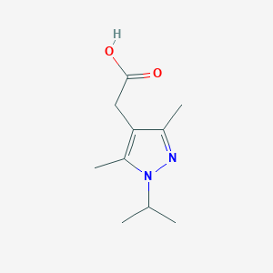 2-[3,5-dimethyl-1-(propan-2-yl)-1H-pyrazol-4-yl]acetic acid