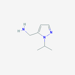 [1-(Methylethyl)pyrazol-5-yl]methylamine