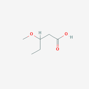 molecular formula C6H12O3 B3373610 3-Methoxypentanoic acid CAS No. 100862-27-9
