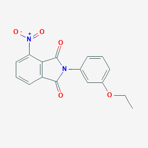 molecular formula C16H12N2O5 B337362 2-(3-ethoxyphenyl)-4-nitro-1H-isoindole-1,3(2H)-dione 