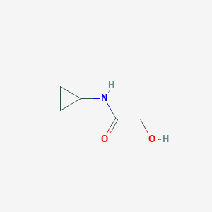 molecular formula C5H9NO2 B3373702 N-cyclopropyl-2-hydroxyacetamide CAS No. 1011573-71-9