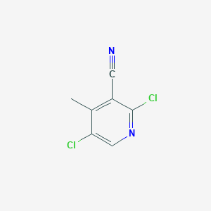 molecular formula C7H4Cl2N2 B3373714 2,5-Dichloro-4-methylpyridine-3-carbonitrile CAS No. 101320-87-0