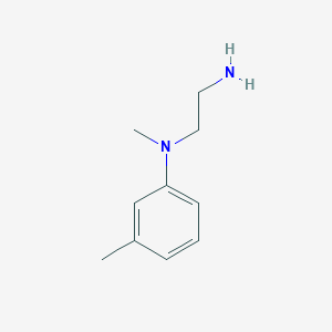 molecular formula C10H16N2 B3373728 N-(2-aminoethyl)-N,3-dimethylaniline CAS No. 101374-10-1