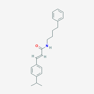 molecular formula C22H27NO B337373 3-(4-isopropylphenyl)-N-(4-phenylbutyl)acrylamide 
