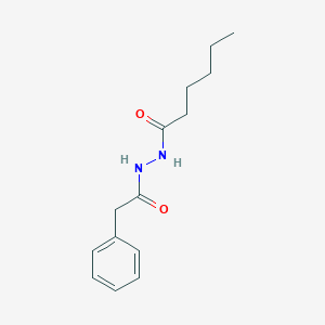 molecular formula C14H20N2O2 B337374 N'-(2-phenylacetyl)hexanehydrazide 
