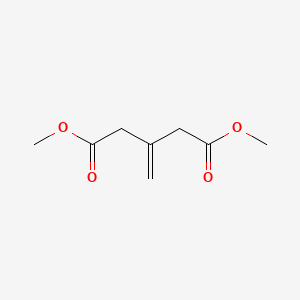 molecular formula C8H12O4 B3373748 Dimethyl 3-methylidenepentanedioate CAS No. 101567-38-8