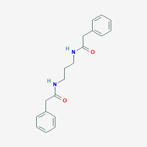 molecular formula C19H22N2O2 B337375 N,N'-propane-1,3-diylbis(2-phenylacetamide) 