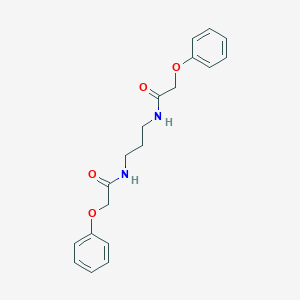 molecular formula C19H22N2O4 B337376 2-phenoxy-N-{3-[(phenoxyacetyl)amino]propyl}acetamide 