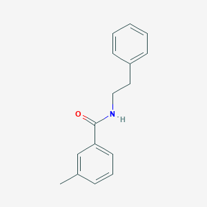 molecular formula C16H17NO B337378 3-methyl-N-(2-phenylethyl)benzamide 