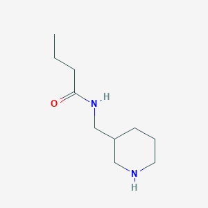 molecular formula C10H20N2O B3373793 N-(piperidin-3-ylmethyl)butanamide CAS No. 1016504-85-0