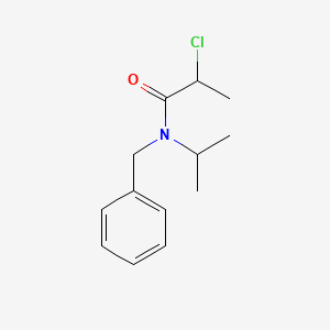 molecular formula C13H18ClNO B3373797 N-benzyl-2-chloro-N-(propan-2-yl)propanamide CAS No. 1016507-98-4
