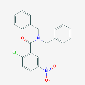 N,N-dibenzyl-2-chloro-5-nitrobenzamide