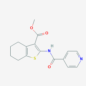 Methyl 2-[(pyridin-4-ylcarbonyl)amino]-4,5,6,7-tetrahydro-1-benzothiophene-3-carboxylate