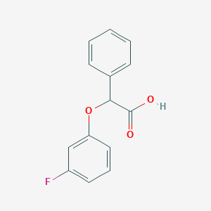 molecular formula C14H11FO3 B3373825 2-(3-Fluorophenoxy)-2-phenylacetic acid CAS No. 1016520-75-4