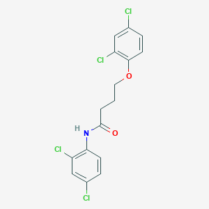 molecular formula C16H13Cl4NO2 B337384 4-(2,4-dichlorophenoxy)-N-(2,4-dichlorophenyl)butanamide 