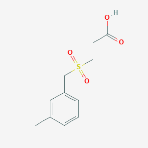 3-[(3-Methylphenyl)methanesulfonyl]propanoic acid