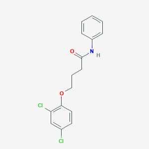 molecular formula C16H15Cl2NO2 B337390 4-(2,4-dichlorophenoxy)-N-phenylbutanamide 