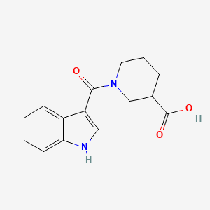1-(1H-indole-3-carbonyl)piperidine-3-carboxylic acid