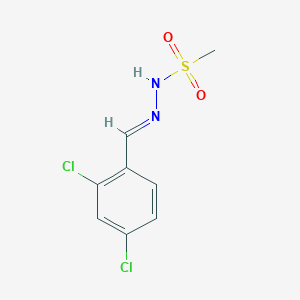 molecular formula C8H8Cl2N2O2S B337391 N'-(2,4-dichlorobenzylidene)methanesulfonohydrazide 