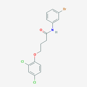 molecular formula C16H14BrCl2NO2 B337394 N-(3-bromophenyl)-4-(2,4-dichlorophenoxy)butanamide 