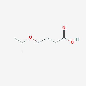 molecular formula C7H14O3 B3374050 4-(Propan-2-yloxy)butanoic acid CAS No. 1017026-56-0