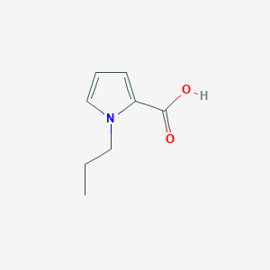 molecular formula C8H11NO2 B3374056 1-propyl-1H-pyrrole-2-carboxylic acid CAS No. 1017031-23-0